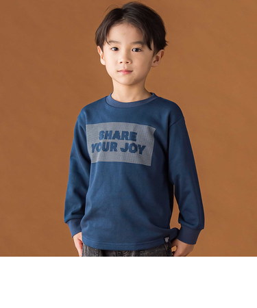 【店舗限定】天竺ポツポツプリント長袖Tシャツ(95~150cm)