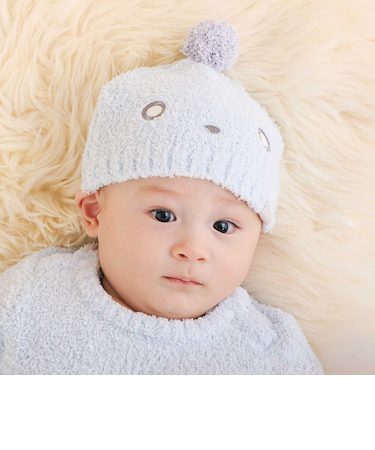 【お揃い】アニマルウサギクマロボットもこもこニット帽(44~48cm)