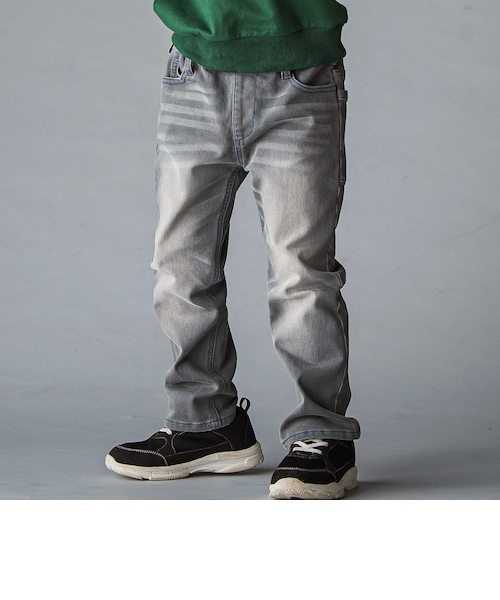 BIGポケット裏起毛ストレッチデニムパンツ(100~160cm)｜ベベ