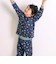 【スララク/腹巻き一体型】みんな快眠！長袖みんみんキルティングパジャマ 上下セット(80~130cm)