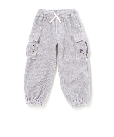 ロケット＆ロボットポケット刺しゅうニットコールカーゴパンツ(80~130cm)