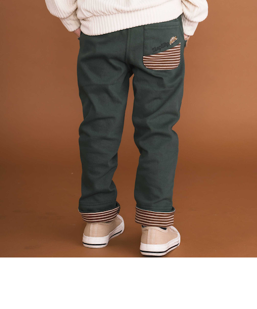 裏微起毛フラップポケットロングパンツ(80~130cm)