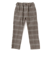 グレンチェック起毛ストレートパンツ(95~150cm)