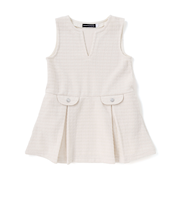 Aラインニットツイードジャンパースカート(95~150cm)