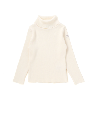 【日本製】リブニットタートルネック(80~150cm)