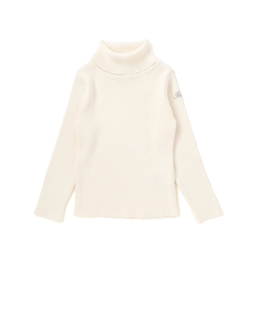 【日本製】リブニットタートルネック(80~150cm)