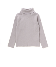 【日本製】リブニットタートルネック(80~150cm)