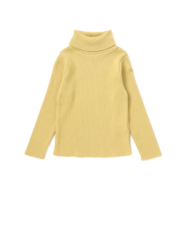 【日本製】リブニットタートルネック(80~150cm)