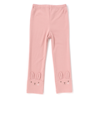 ネコウサギ耳付きアニマルモチーフレギンス(80~130cm)