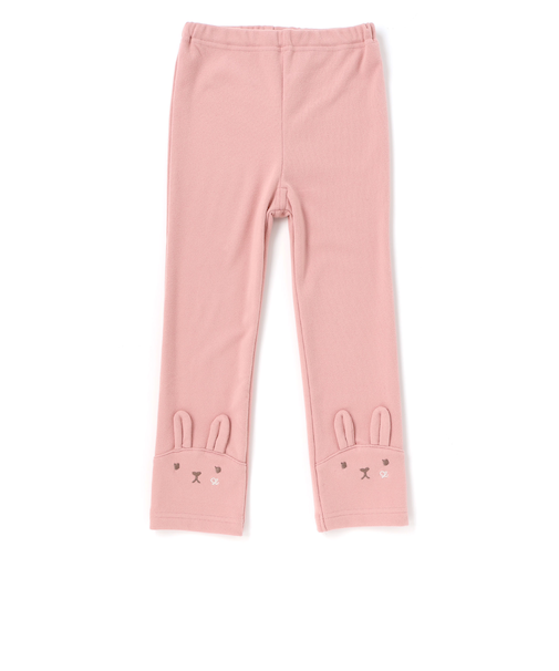 ネコウサギ耳付きアニマルモチーフレギンス(80~130cm)