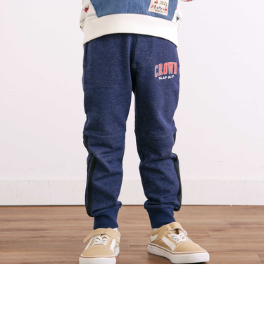 切替サイドラインロングパンツ(80~130cm)