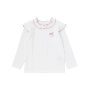 【店舗限定】メロウフリル立体リブ長袖Tシャツ(95~150cm)