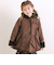 リボン+チャームプリンセスラインムートンコート(90~130cm)