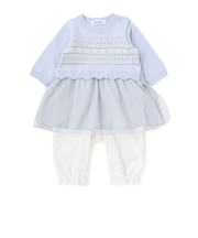 チュールスカートベビーニットカバーオールベビー(70~80cm)