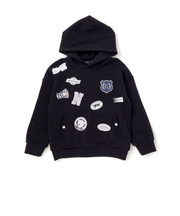 ロゴバッチ裏毛フーディ(110~150cm)