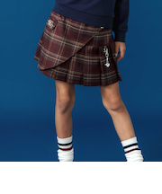 レイヤードプリーツスカパン(110~150cm)