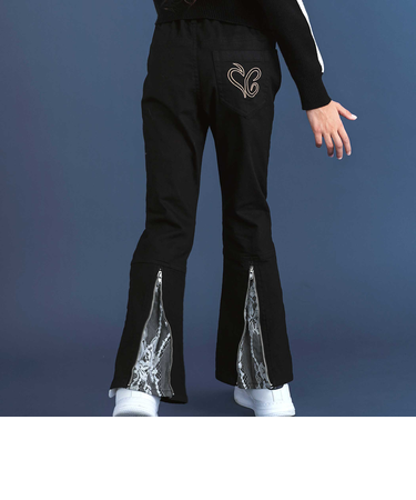 ツイル&デニムジッパー付きパンツ(110~150cm)