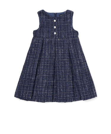 【お揃い】エタンセルラメツイードプリーツジャンパースカート(100~150cm)