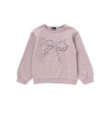 ラメフリルリボンモチーフトレーナー(90~160cm)