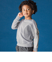 円形切り替えBIG裏毛トレーナー(100~160cm)