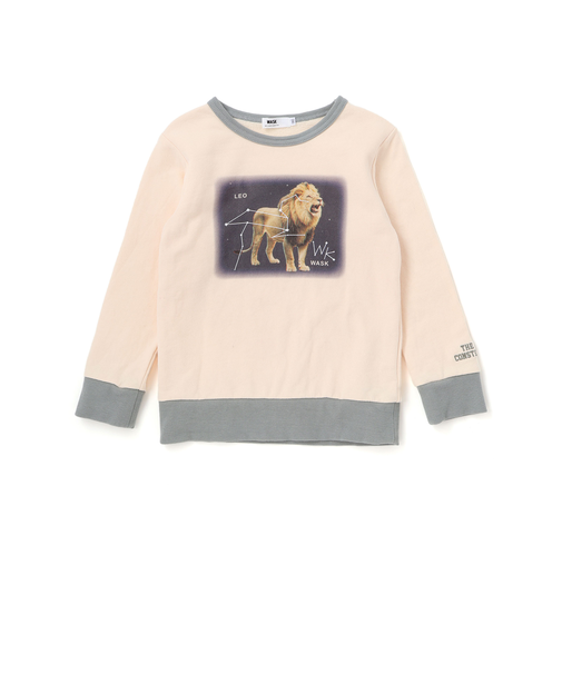 星座アニマルプリントトレーナー(100~140cm)