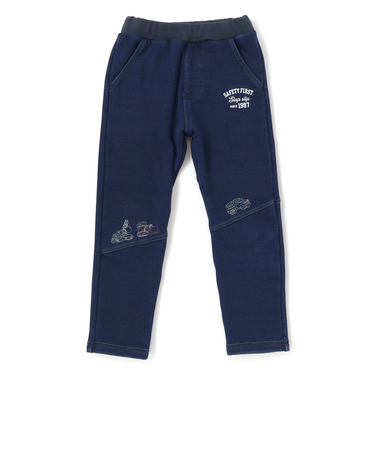 グングンのぼるよはたらくくるま刺しゅうロングパンツ(80~130cm)