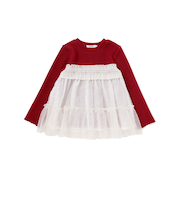 キラキラきらめくお星さまふんわりチュールトレーナー(80~130cm)