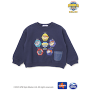 【「パウ・パトロール」スピンオフ・シリーズ「ラブル＆クルー」×SLAPSLIP】デニムポケットトレーナー(90~130cm)