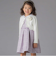 【店舗限定】ボレロ＋ジャンパースカート＋ブラウス3点セットアンサンブル(110~130cm)