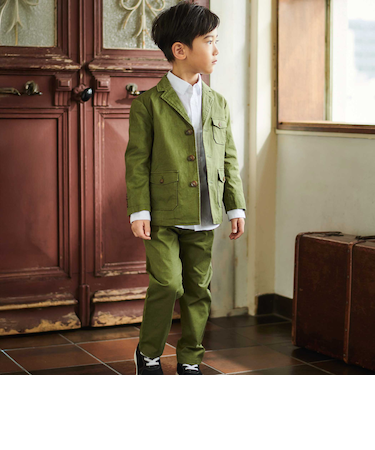 スーツジャケット＆パンツセット(110~130cm)