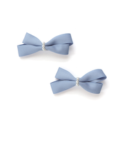 パールポイントリボンヘアクリップ