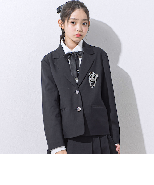 ニコ☆プチ 掲載 】エンブレムジャケット(140~160cm)｜ベベ オンライン