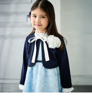 リップルポンチノーカラージャケット(110~130cm)