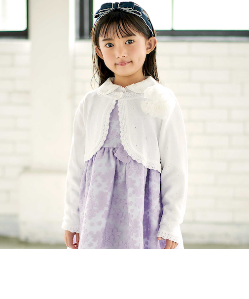 ニットボレロカーディガン(110~130cm)