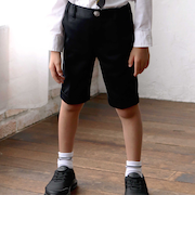 モクロディ裾ダブルハーフパンツ(110~130cm)