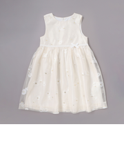 ラメオーガンジーフラワージャンパースカート(100~130cm)