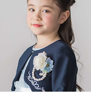 フラワーパール風ビーズコサージュ