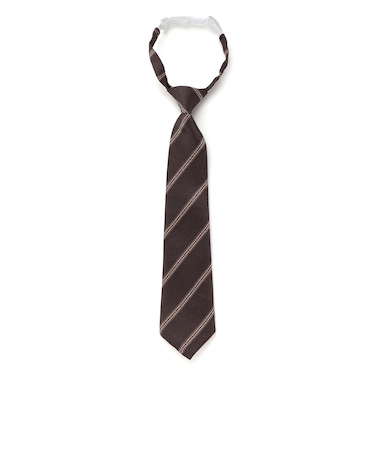 ワンタッチドット蝶ネクタイ斜めストライプネクタイ