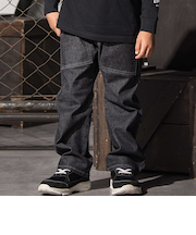 アウトポケットストレッチデニムパンツ(110~160cm)