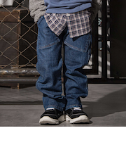 アウトポケットストレッチデニムパンツ(110~160cm)