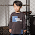 デニム風プリントバスク天竺BIGTシャツ(110~160cm)