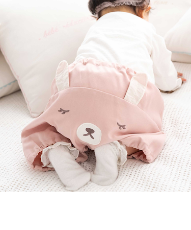 【お揃い】アニマルフェイスパッチブルマ(60~90cm)