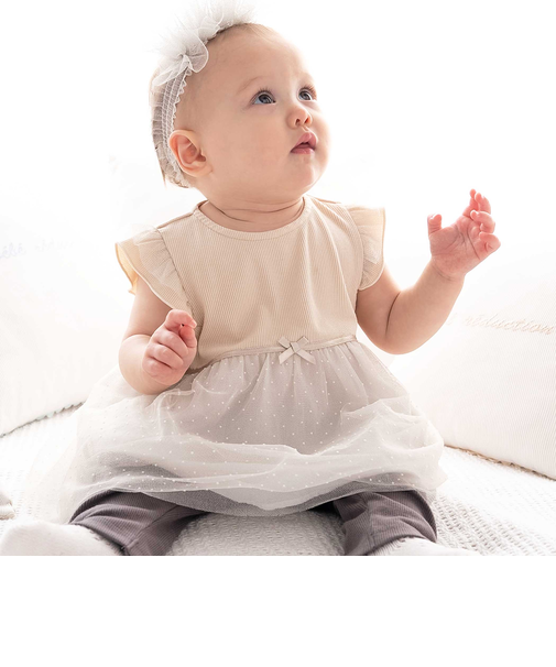 テレコドットラメチュールチュニック(70~90cm)