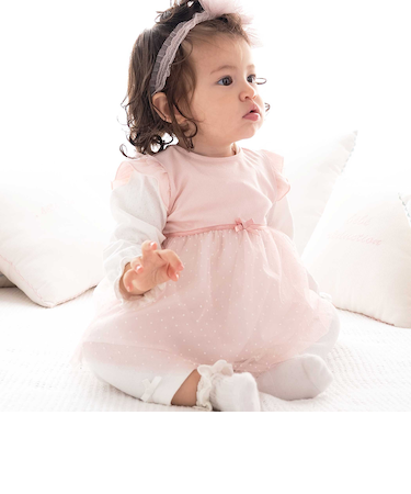 テレコドットラメチュールチュニック(70~90cm)