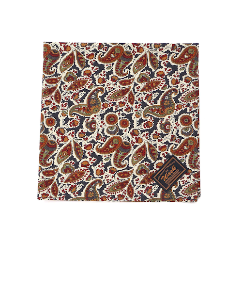A.PRESSE アプレッセ ペイズリー バンダナ ハンカチ 日本製