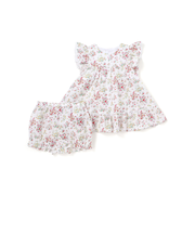 【日本製】【お揃い】リバティ(BluebellFields)タナローンプリントワンピース＋ブルマセットベビー(70~90cm)