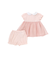 オーガンジー襟付きパフスリーブワンピース＋ブルマセット ベビー(70~90cm)