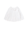 スーピマコットンバイオシルスムース後ろ開きレース襟ブラウスベビー(70~90cm)