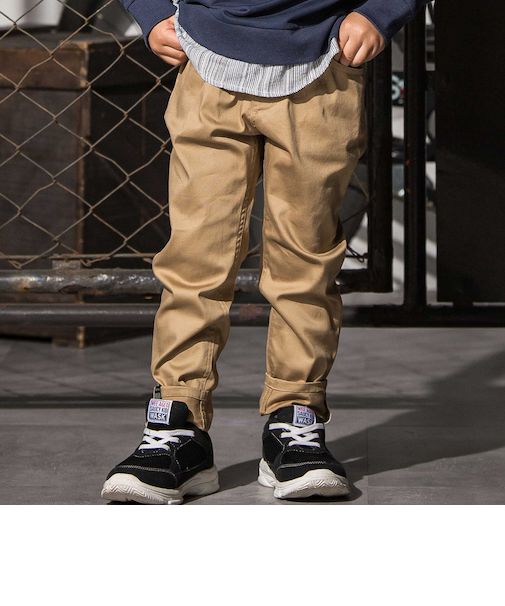 ハイパーストレッチスソパイピングスキニーパンツ(100~160cm)