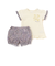 天竺半袖Tシャツ＆花柄プリントブルマセット(70~90cm)